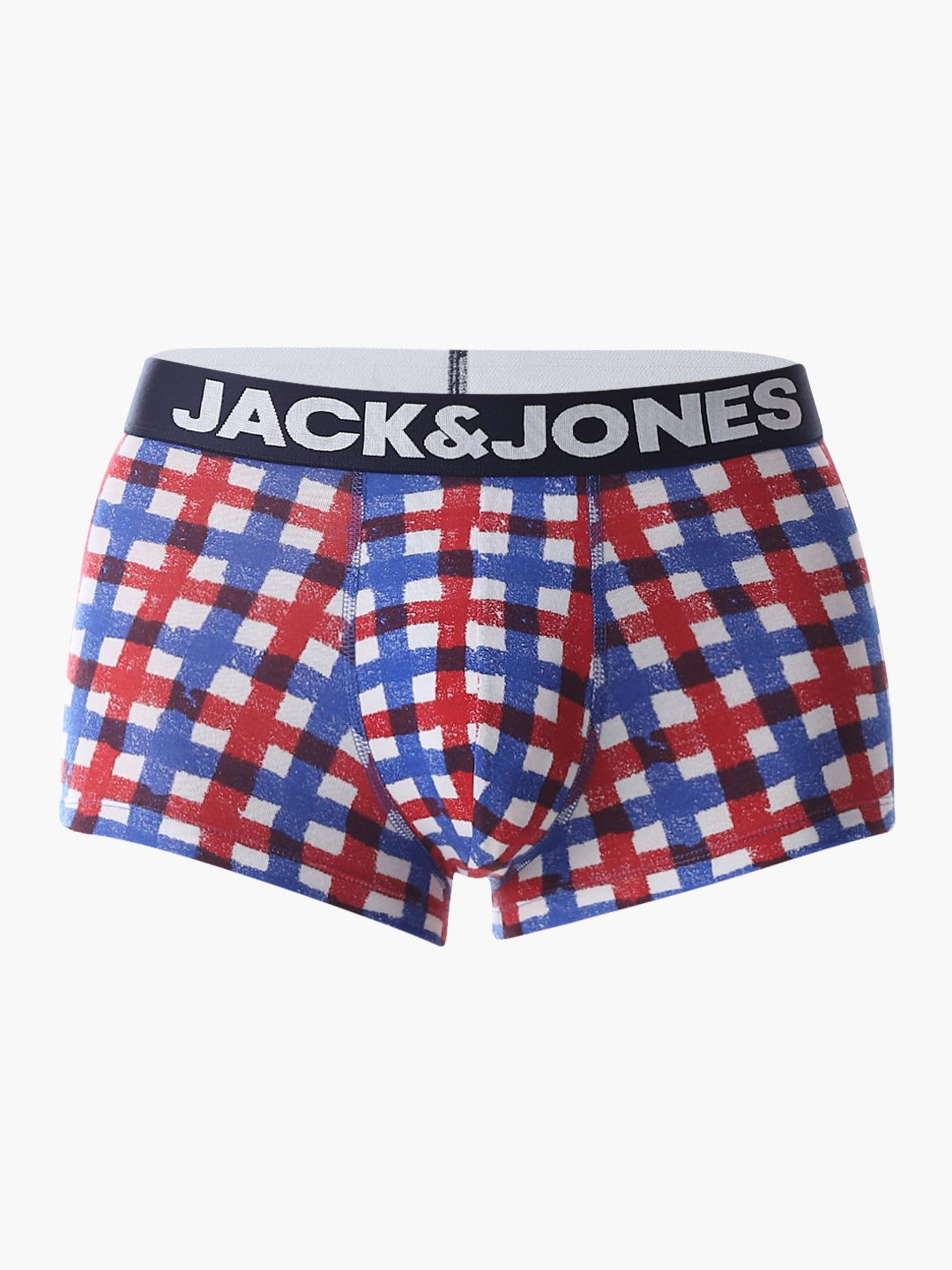Blue Check Print Trunks