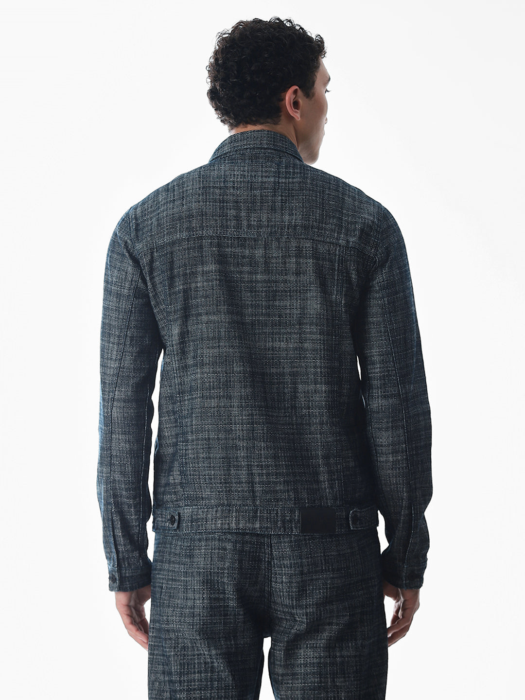 Dark Blue Cotton Jacket