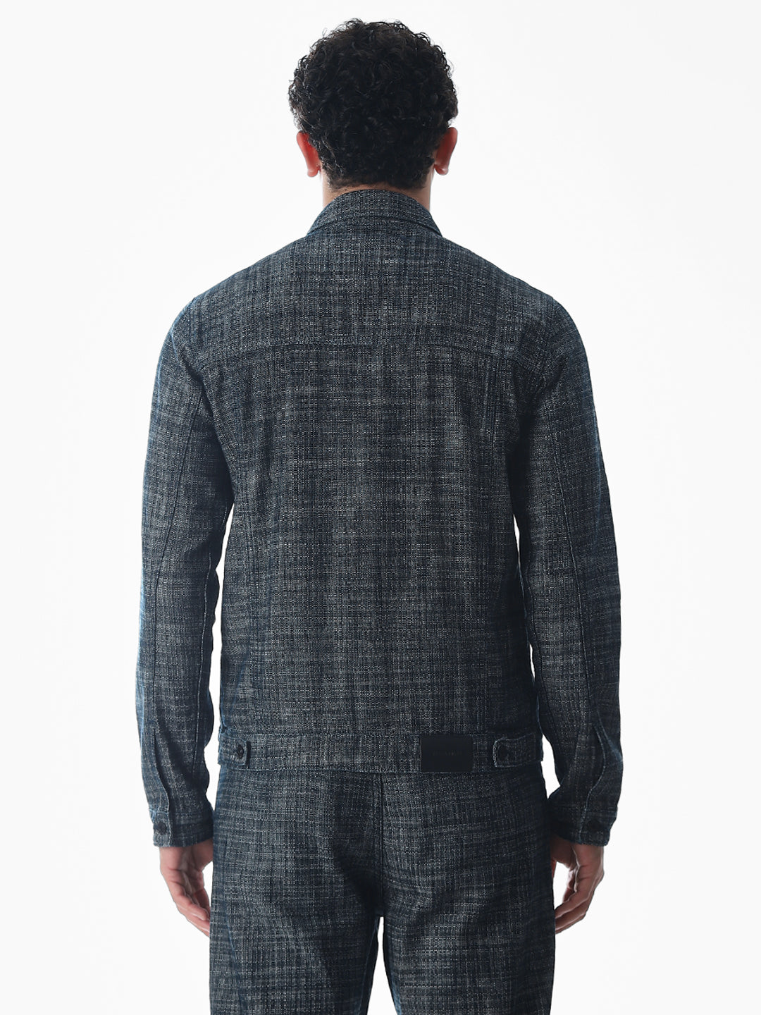 Dark Blue Cotton Jacket