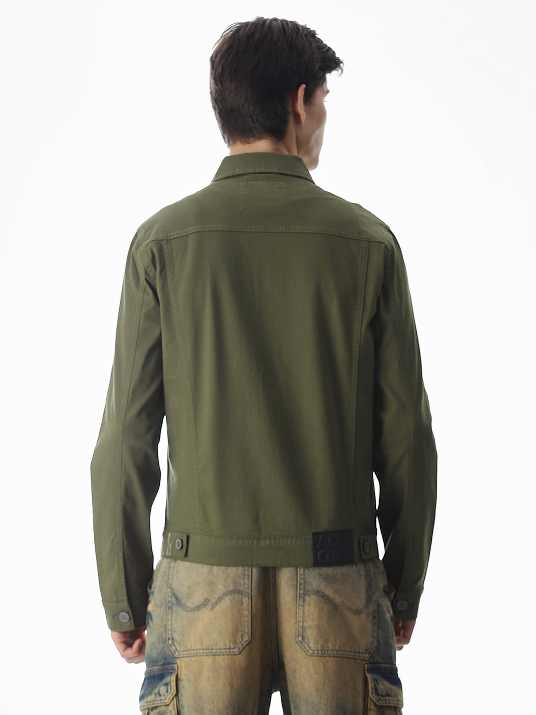 Olive Green Cotton Jacket