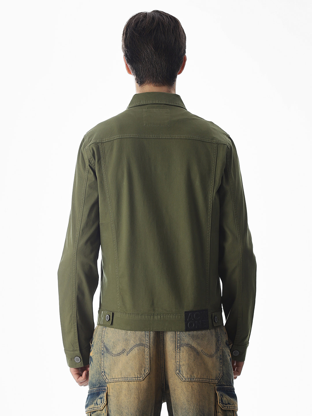 Olive Green Cotton Jacket