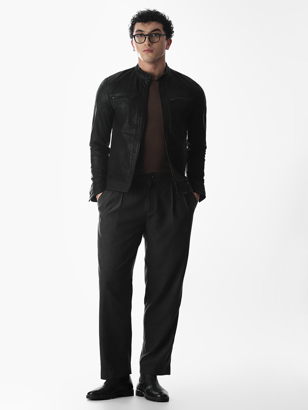 Classic Black Leather Jacket