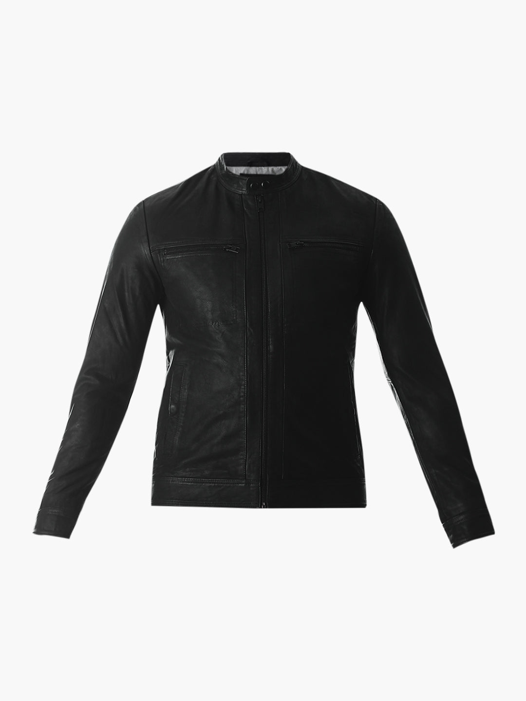 Classic Black Leather Jacket