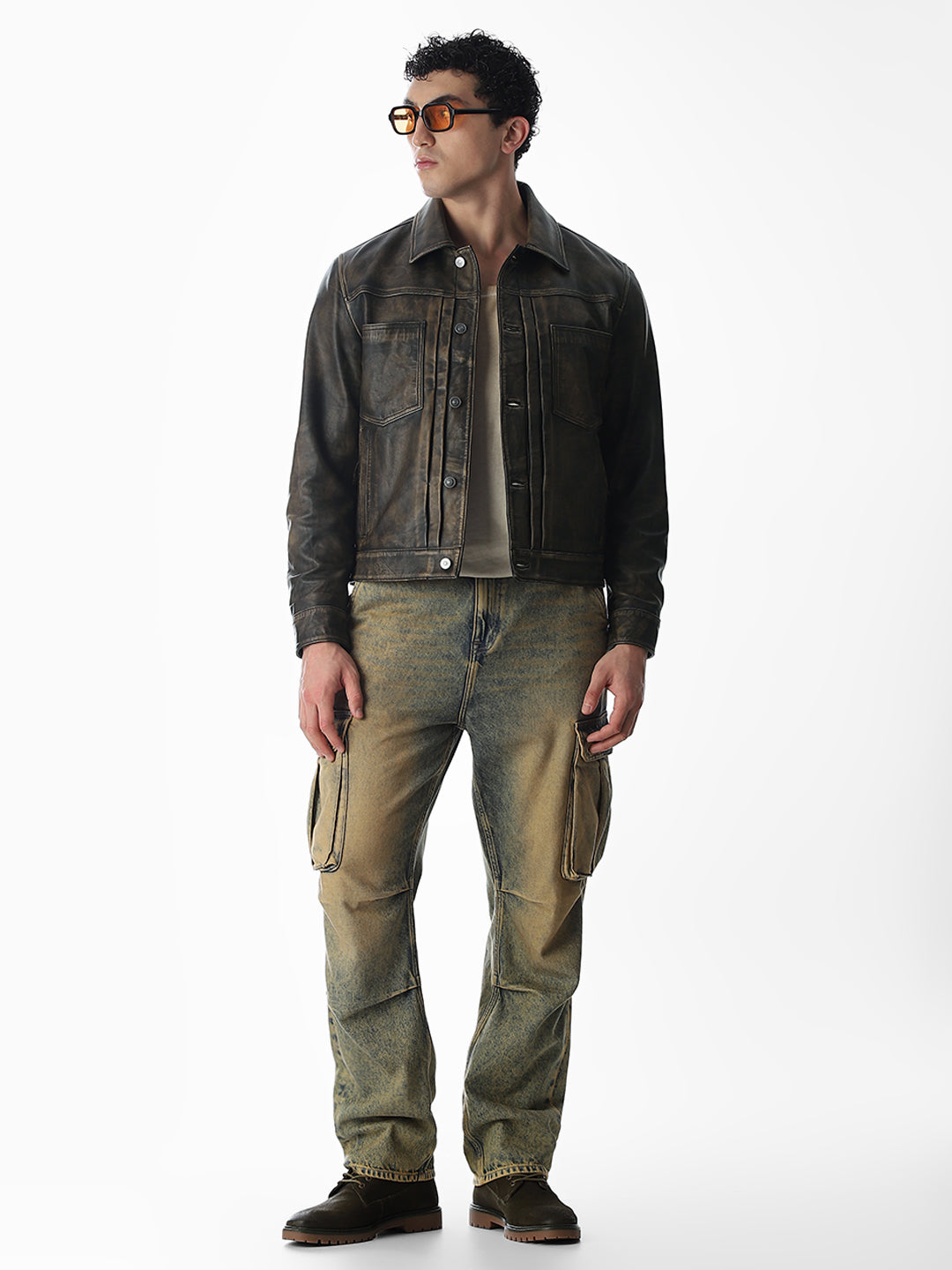 Vintage Wash Premium Leather Jacket