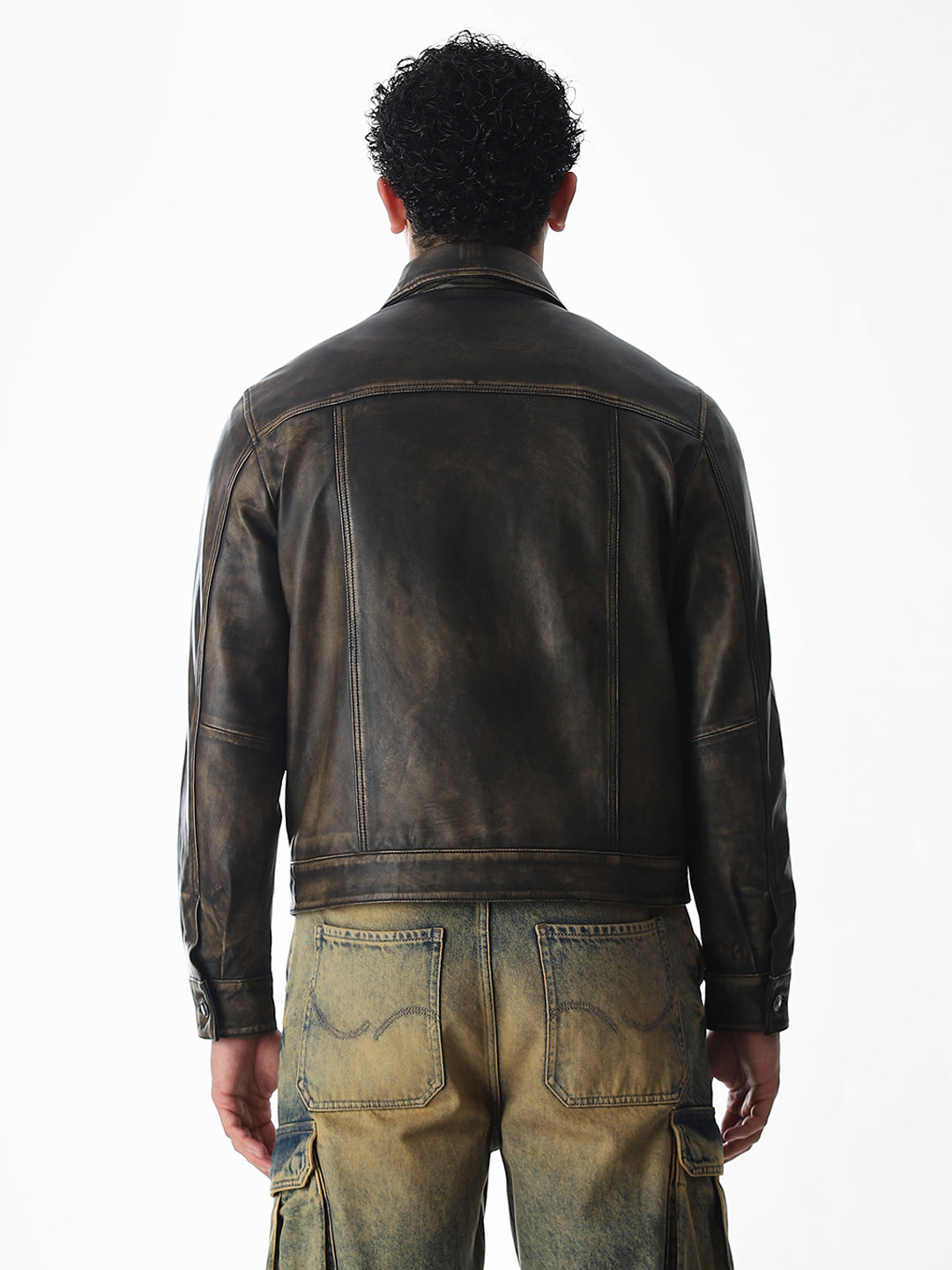 Vintage Wash Premium Leather Jacket