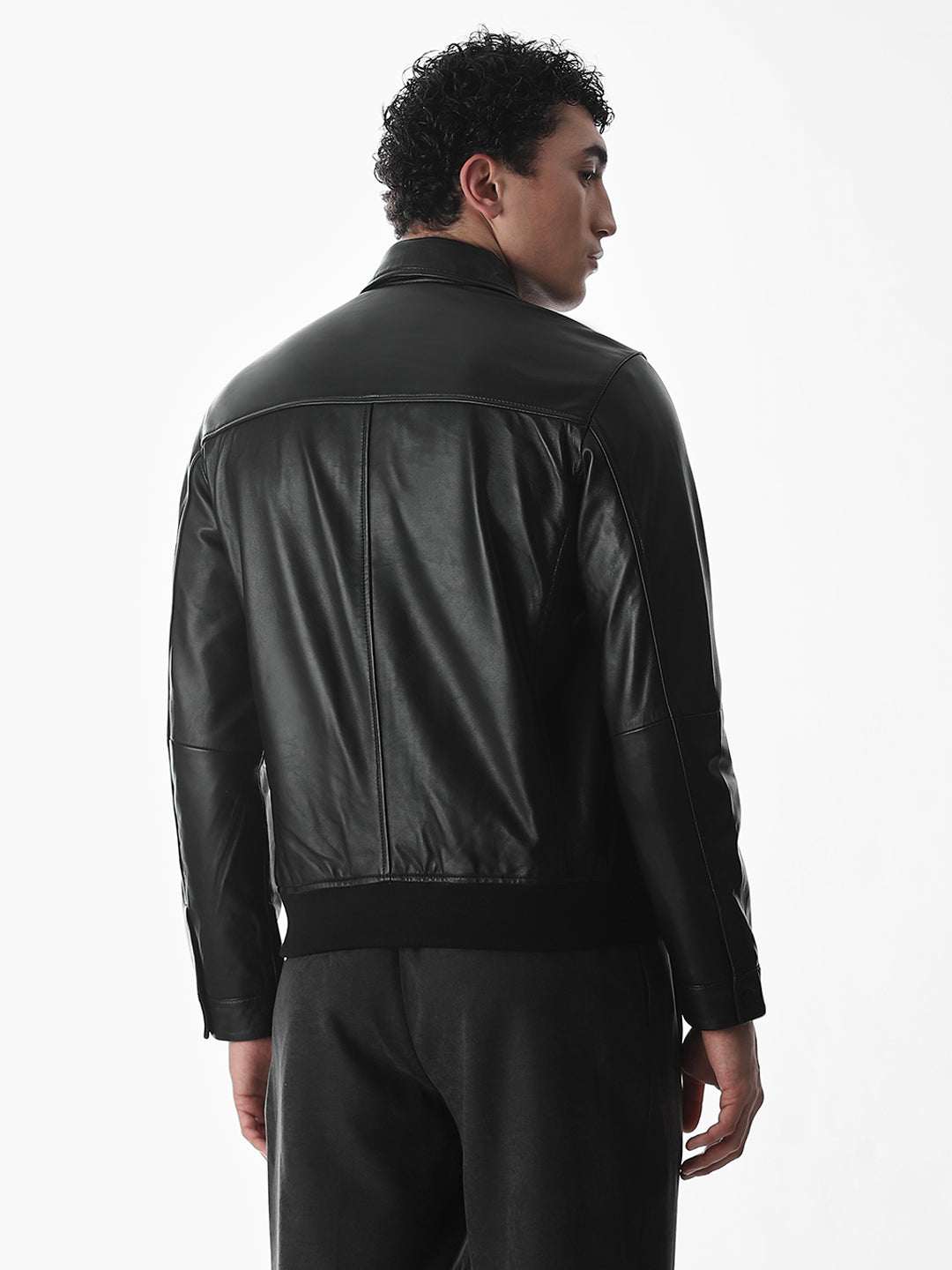 Black Norwich Leather Jacket
