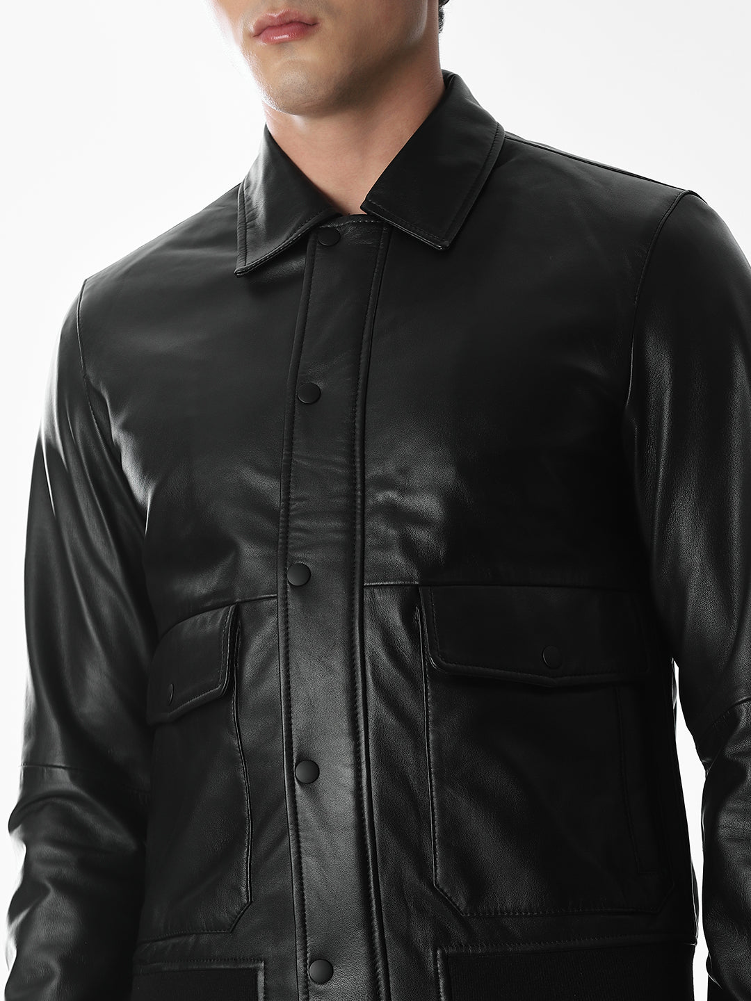 Black Norwich Leather Jacket