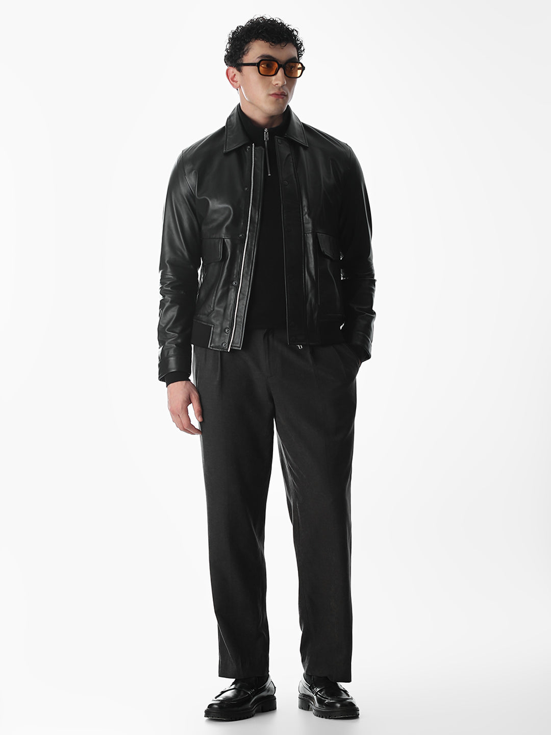 Black Norwich Leather Jacket