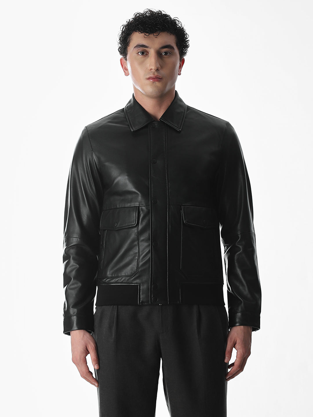 Black Norwich Leather Jacket