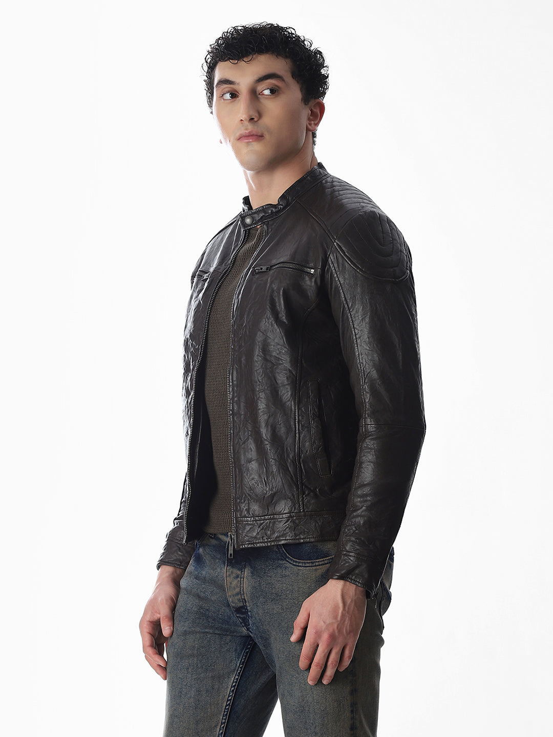Dark Brown Premium Leather Jacket