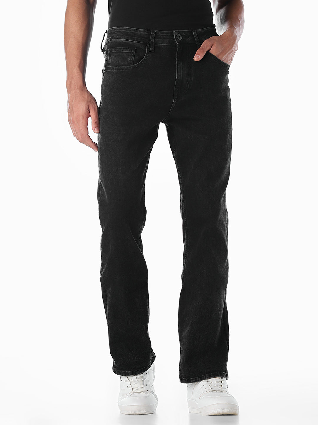 High Rise Cliff Bootcut Jeans
