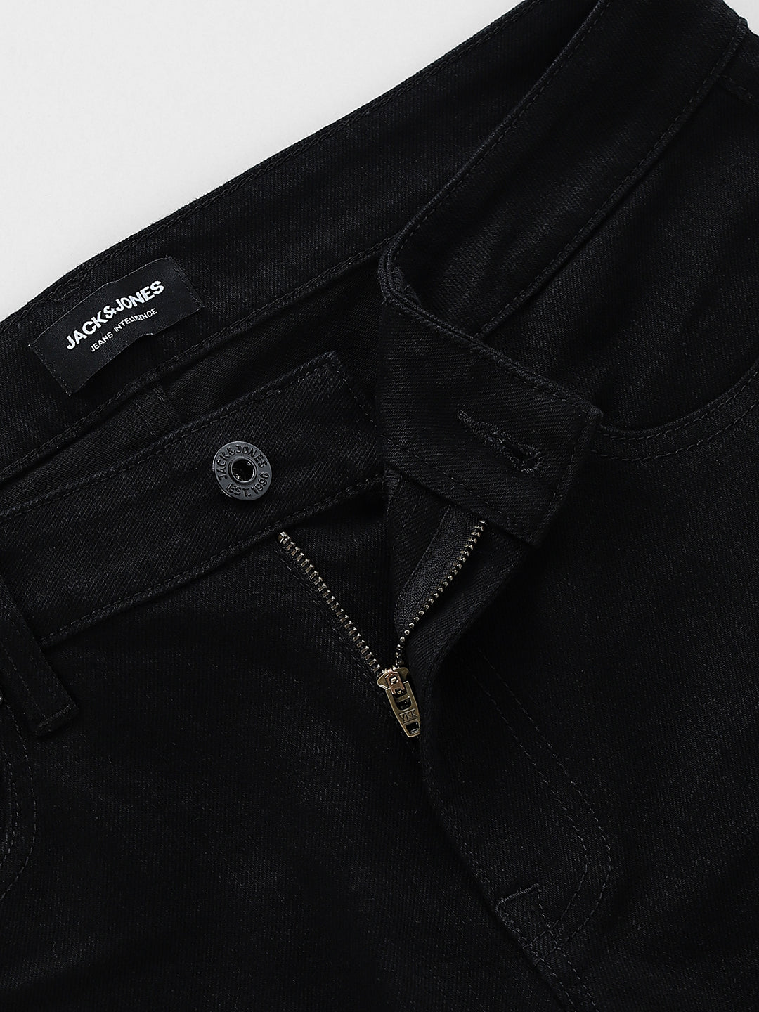 Clark Regular Fit Selvedge Jeans - Black