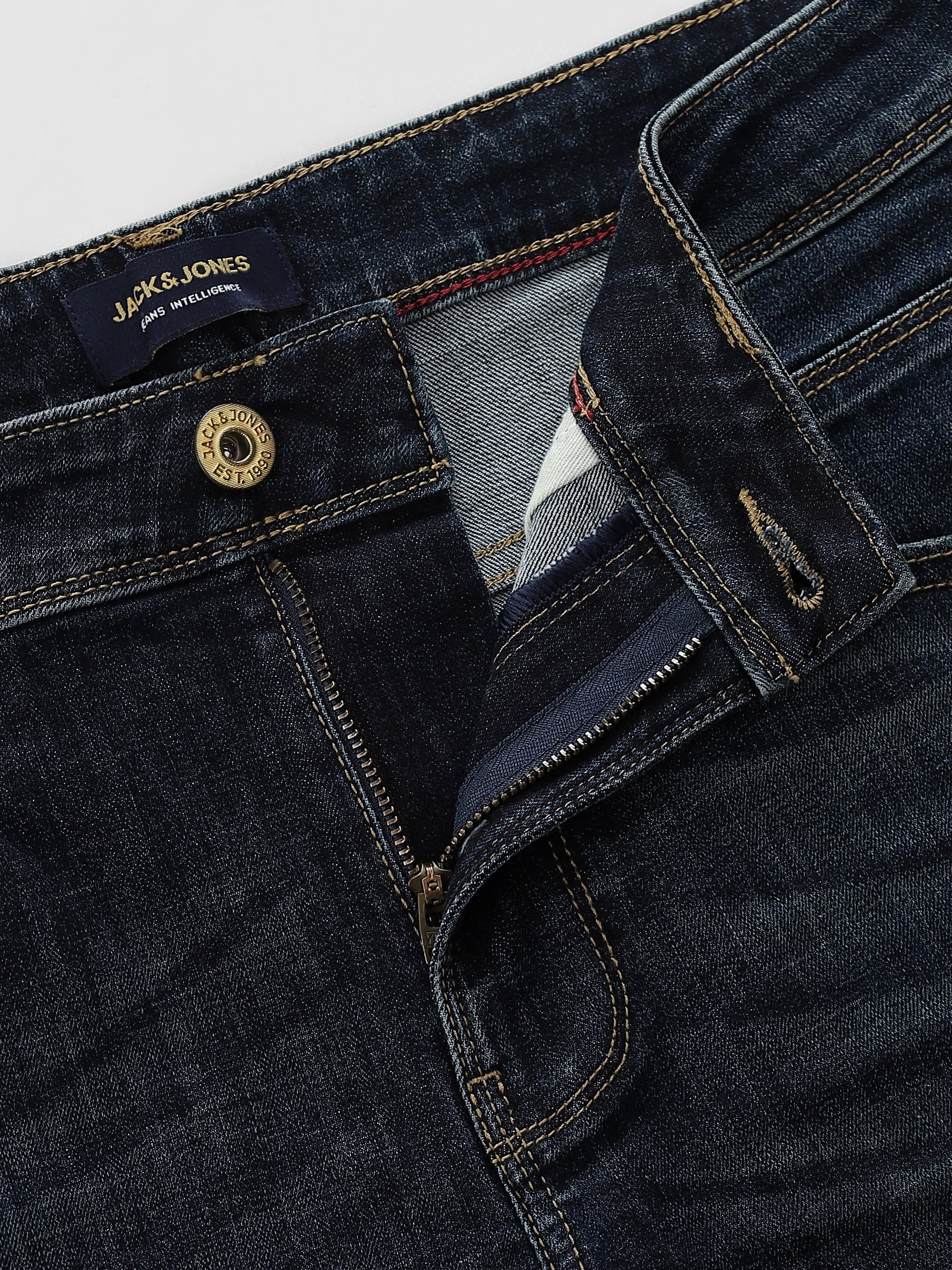 Mildly Distressed Glenn Slim Fit Jeans