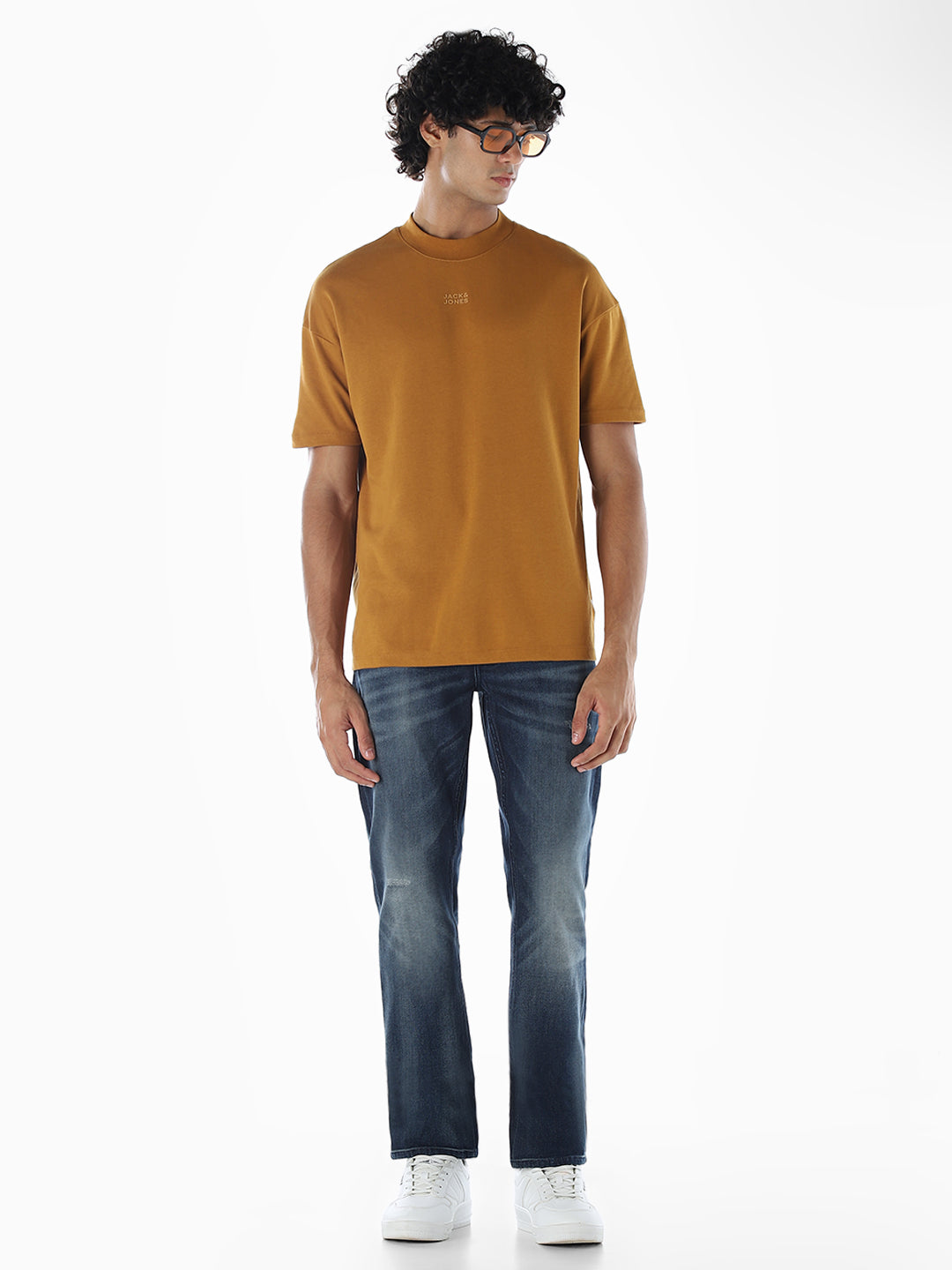 Clark Knitted Regular Fit Jeans - Blue