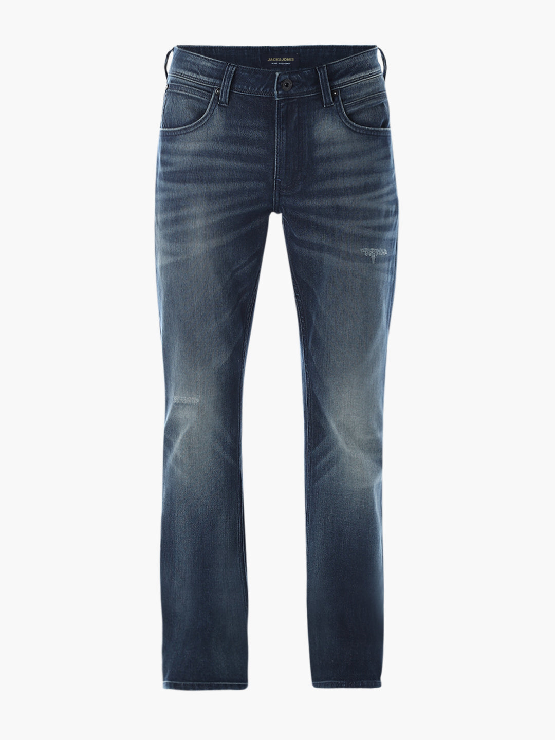 Clark Knitted Regular Fit Jeans - Blue