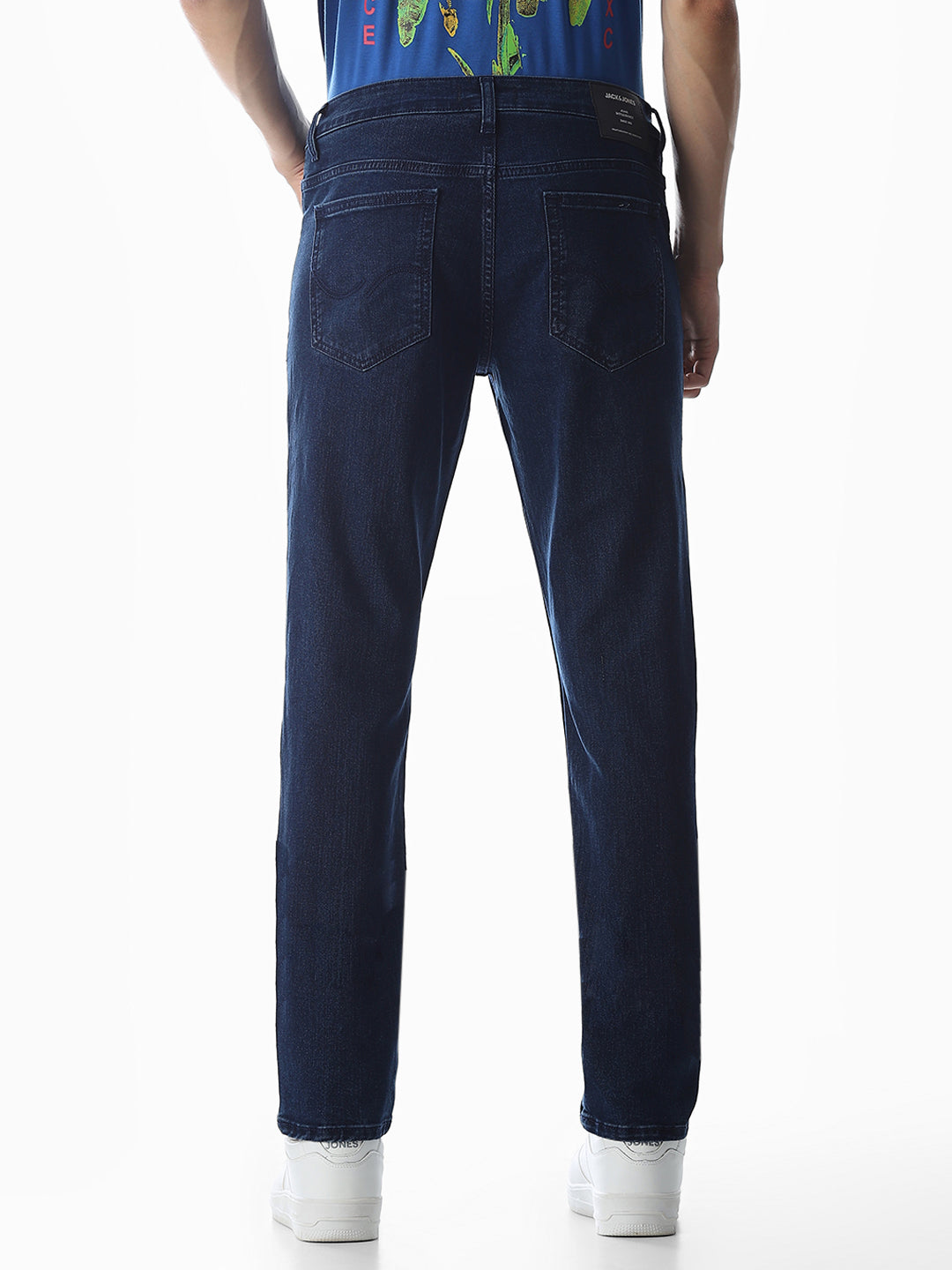Dark Blue Low Rise Glenn Slim Fit Jeans