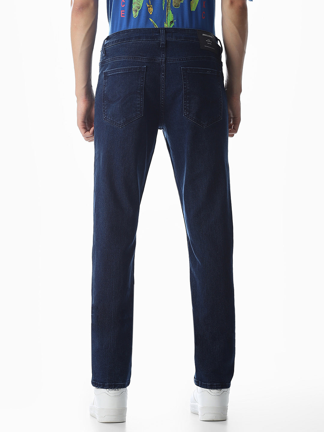 Dark Blue Low Rise Glenn Slim Fit Jeans