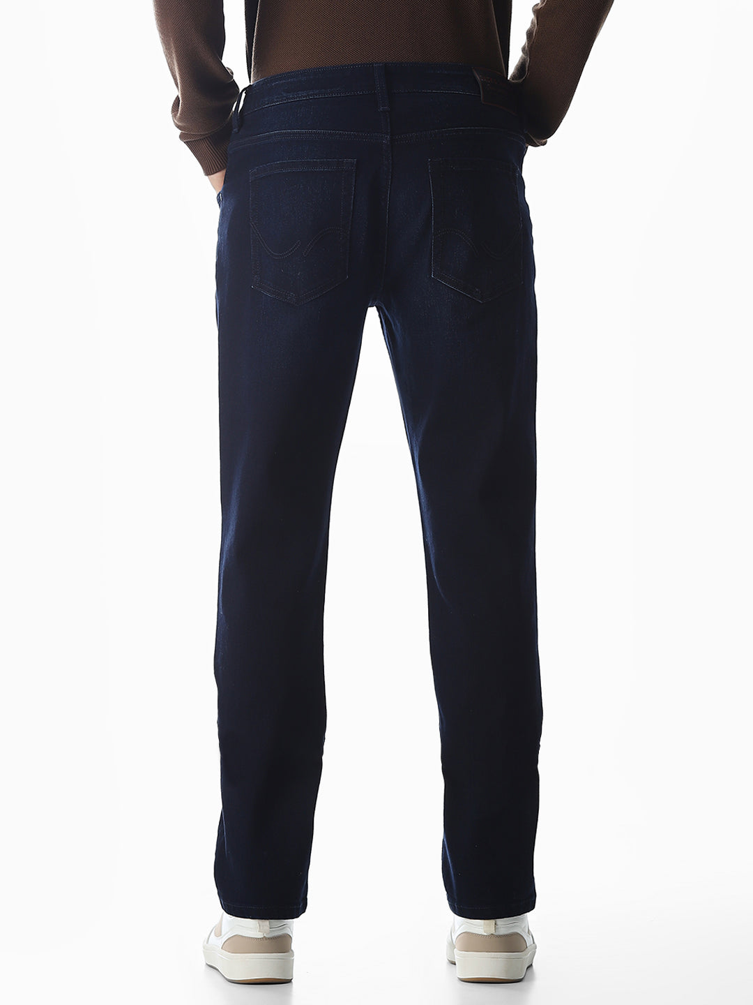 Dark Blue Low Rise Tim Slim Fit Jeans