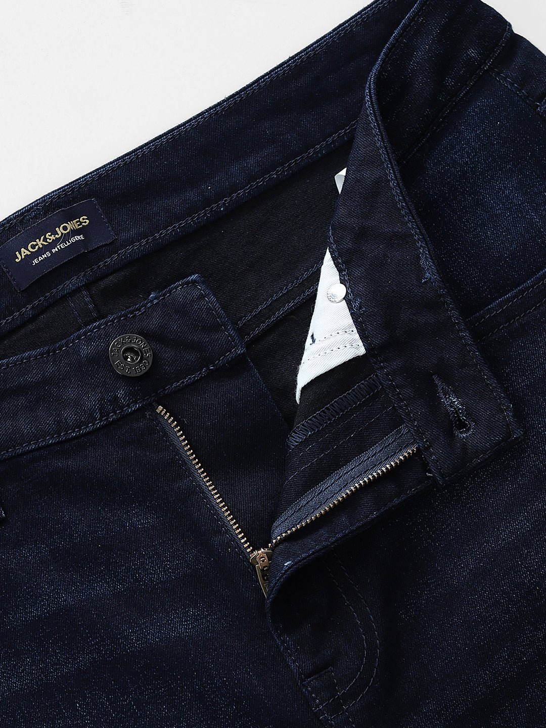 Dark Blue Low Rise Tim Slim Fit Jeans