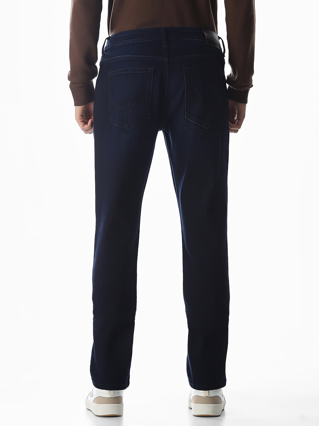 Dark Blue Low Rise Tim Slim Fit Jeans
