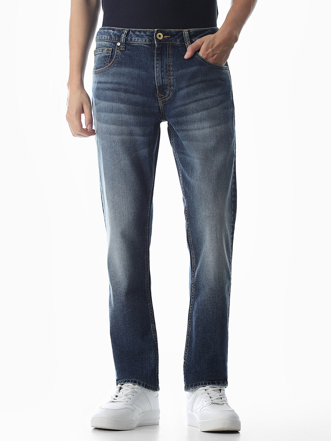 Blue Low Rise Ben Skinny Fit Jeans