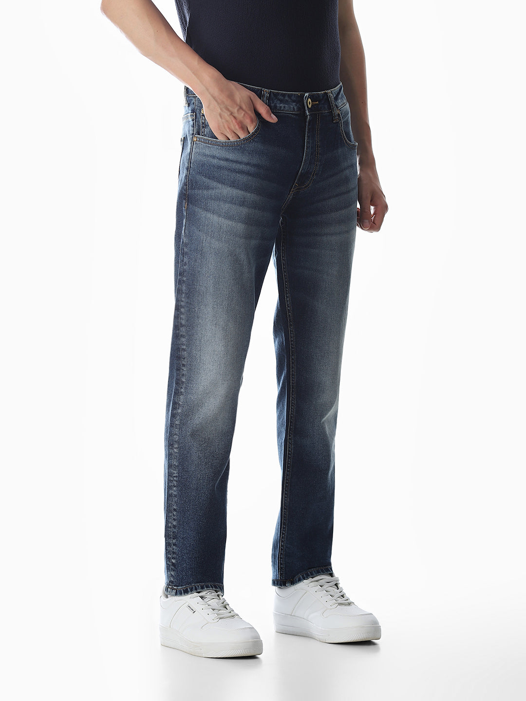 Blue Low Rise Ben Skinny Fit Jeans