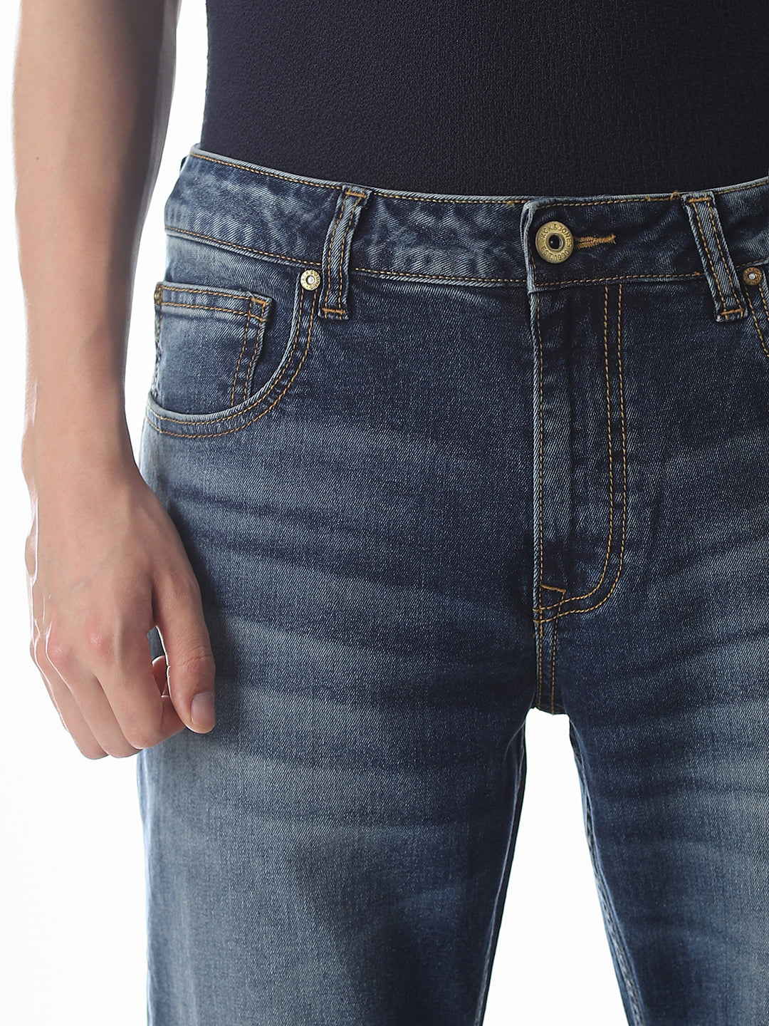 Blue Low Rise Ben Skinny Fit Jeans