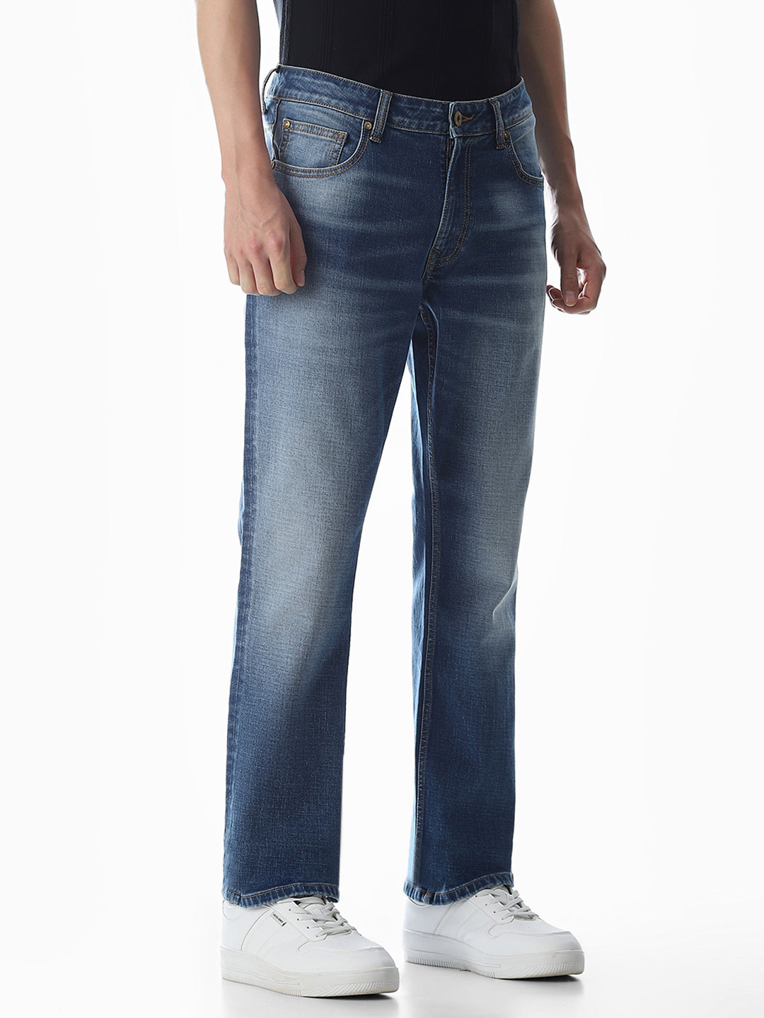 Blue Washed Clark Regular Fit Jeans