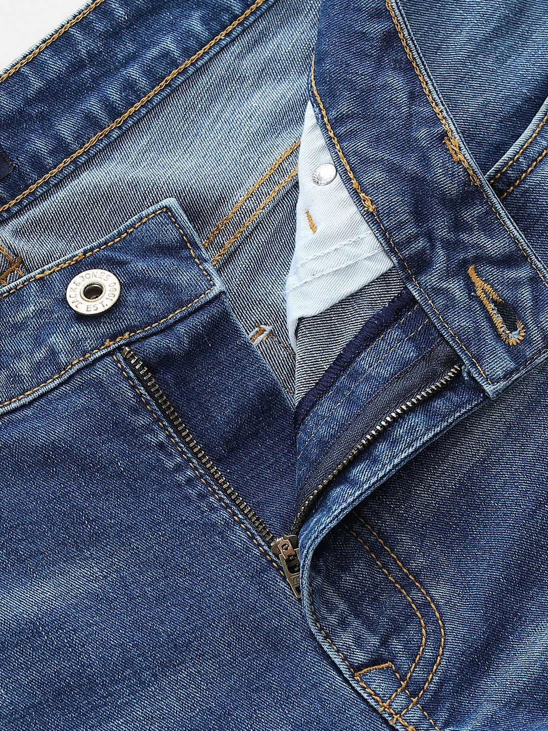 Blue Washed Clark Regular Fit Jeans