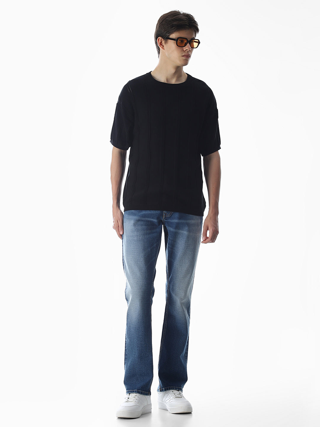 Blue Washed Clark Regular Fit Jeans