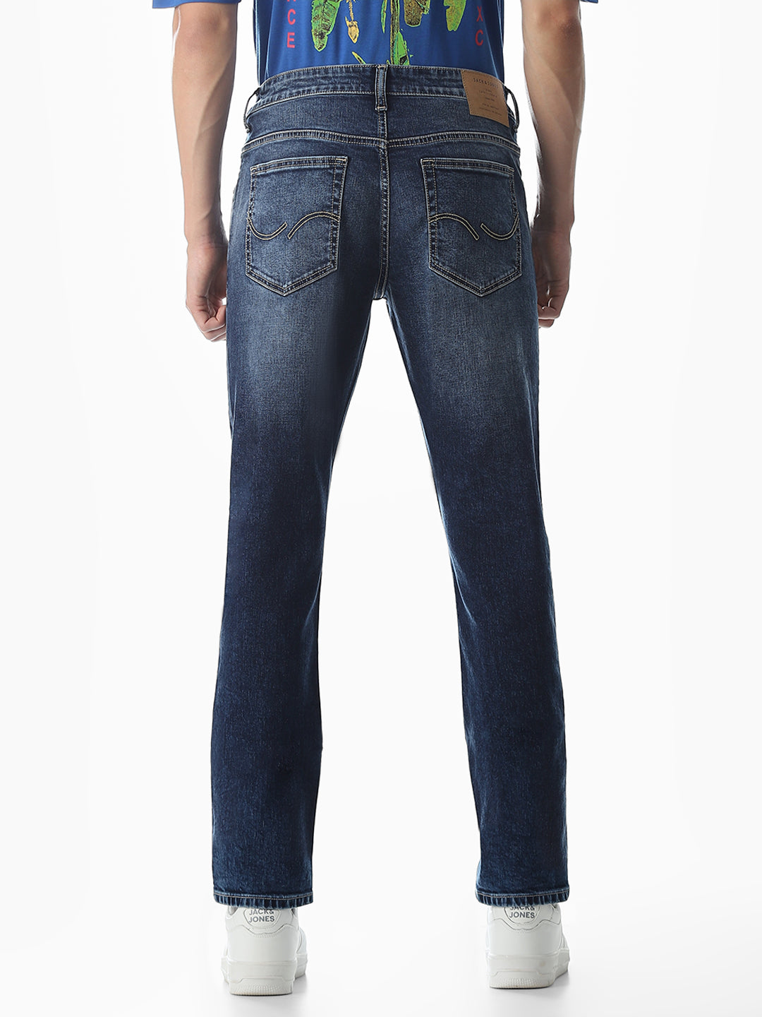 Dark Blue Low Rise Glenn Slim Fit Jeans