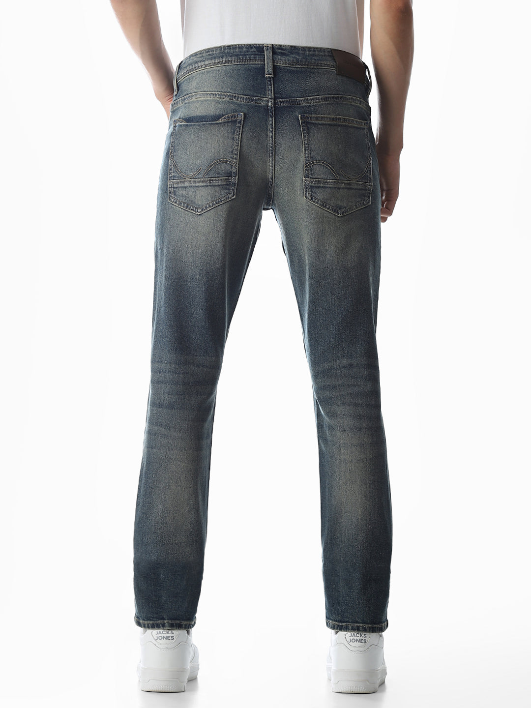 Washed Low Rise Glenn Slim Jeans
