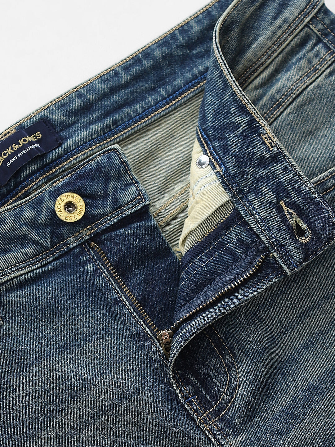 Washed Low Rise Glenn Slim Jeans