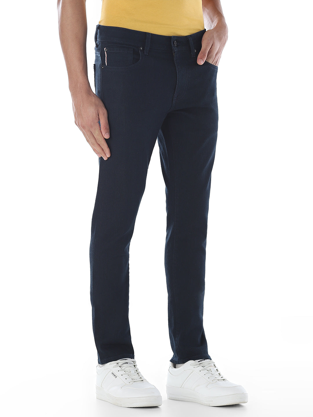 Dark Blue Selvedge Slim Fit Jeans