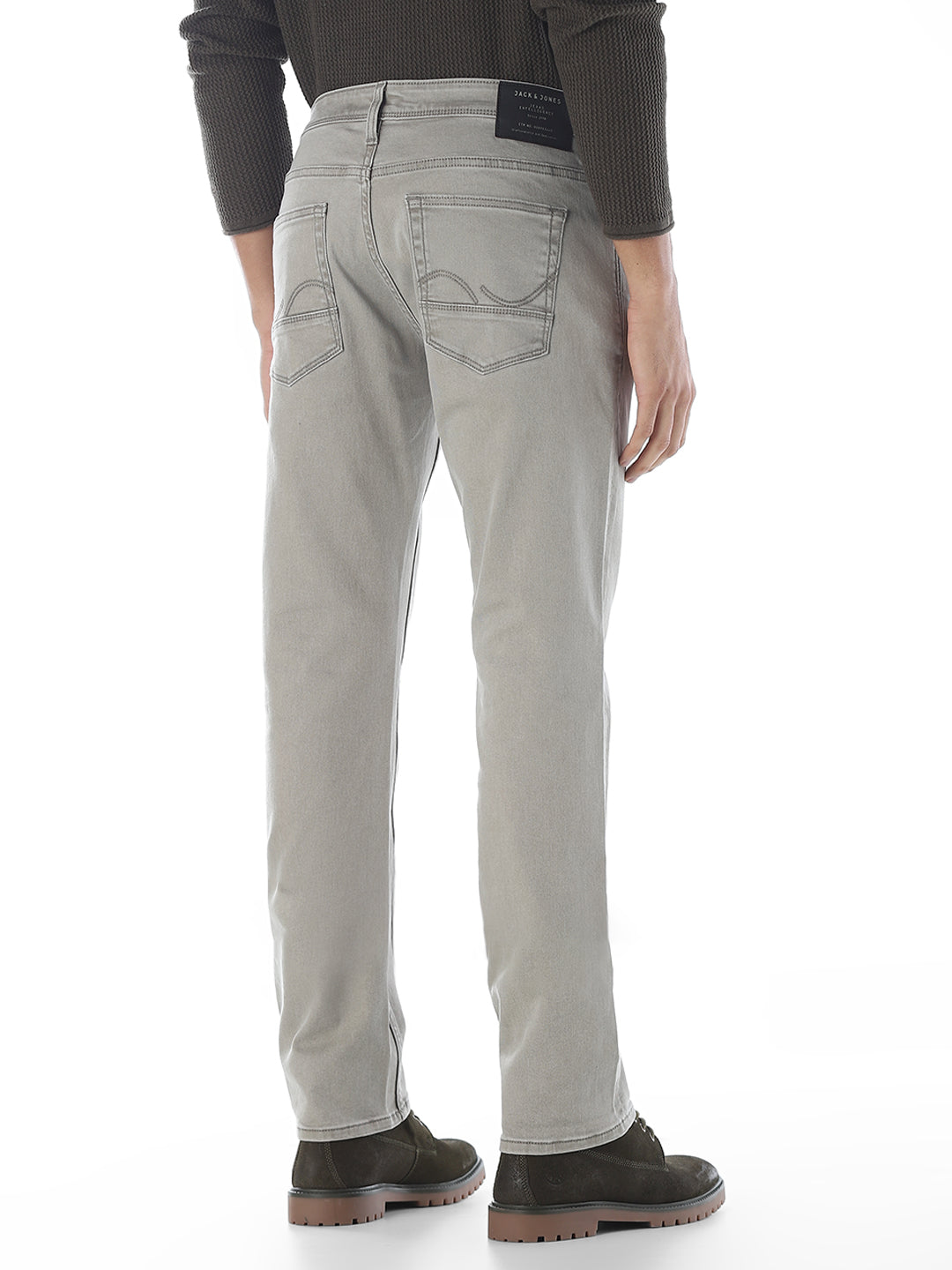 Light Grey Clark Regular Fit Jeans