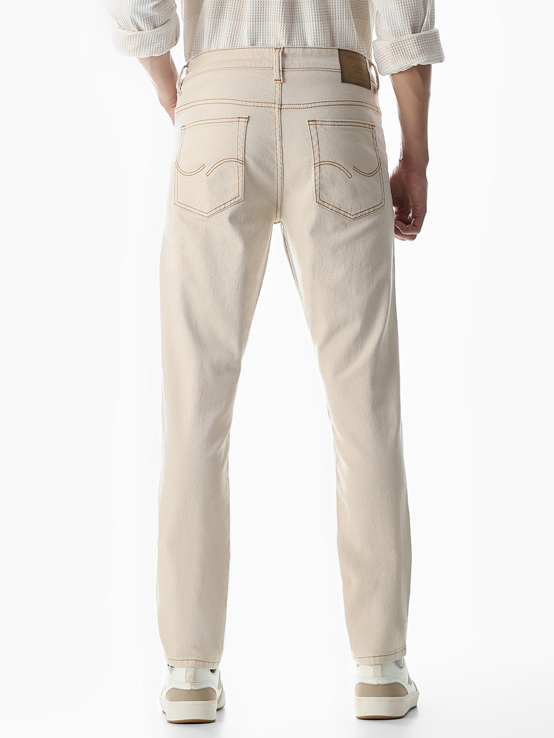 Beige Glenn Slim Fit Jeans