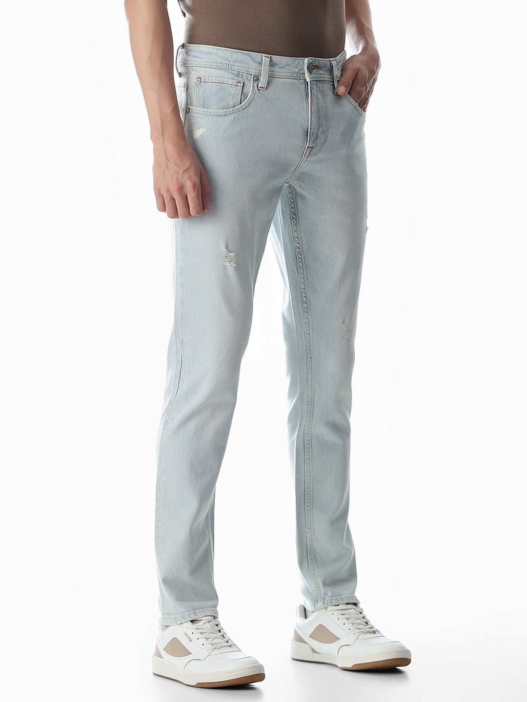 Light Blue Low Rise Glenn Slim Fit Jeans