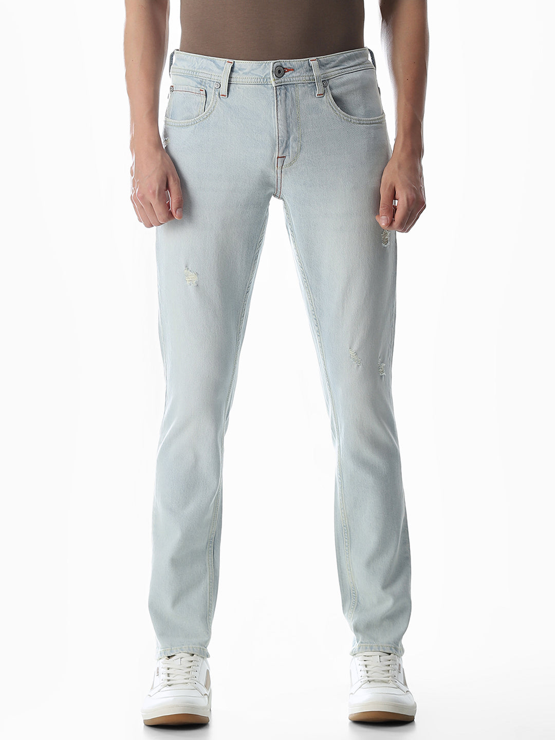 Light Blue Low Rise Glenn Slim Fit Jeans