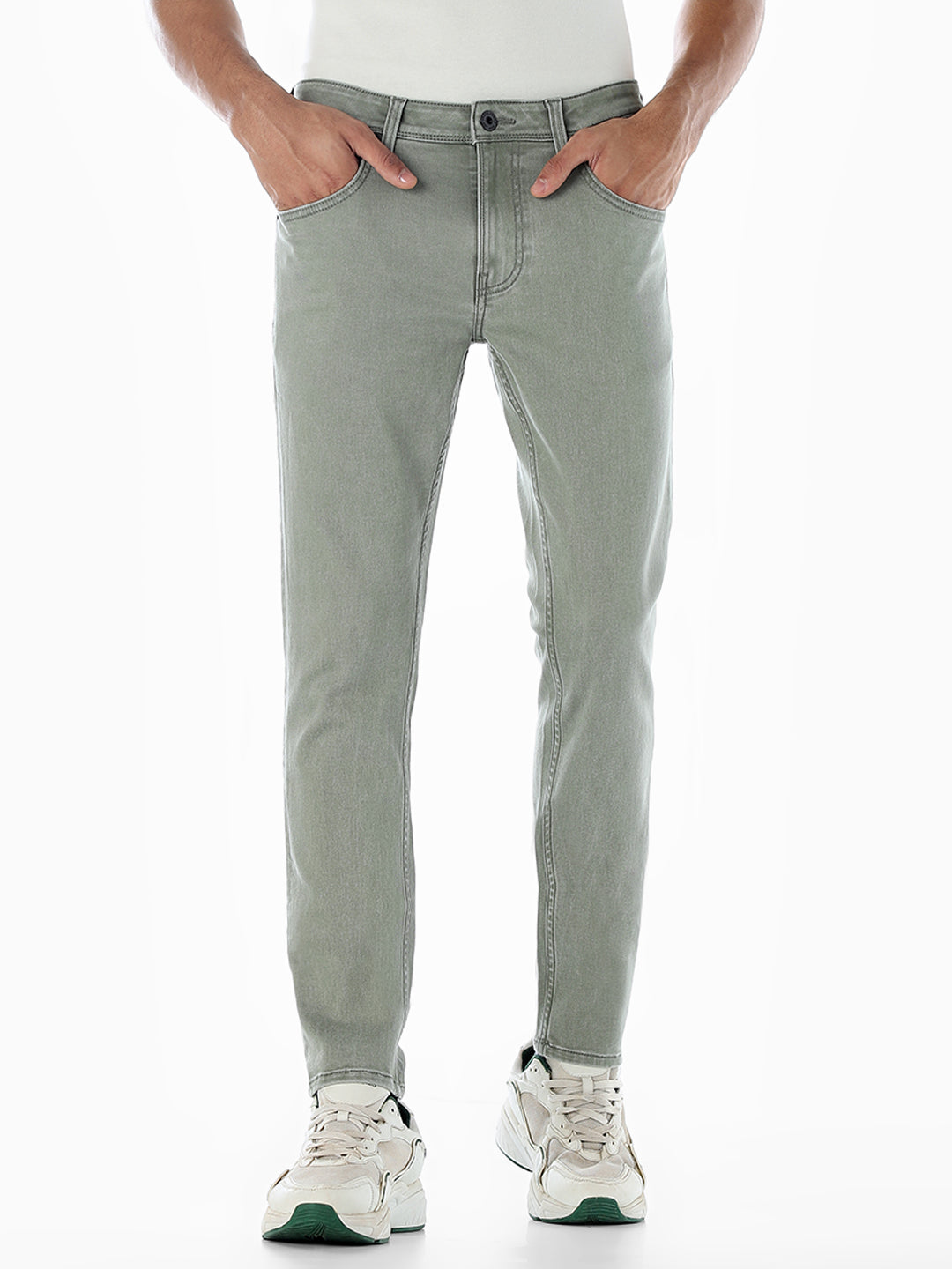 Ben Skinny Fit Jeans - Green