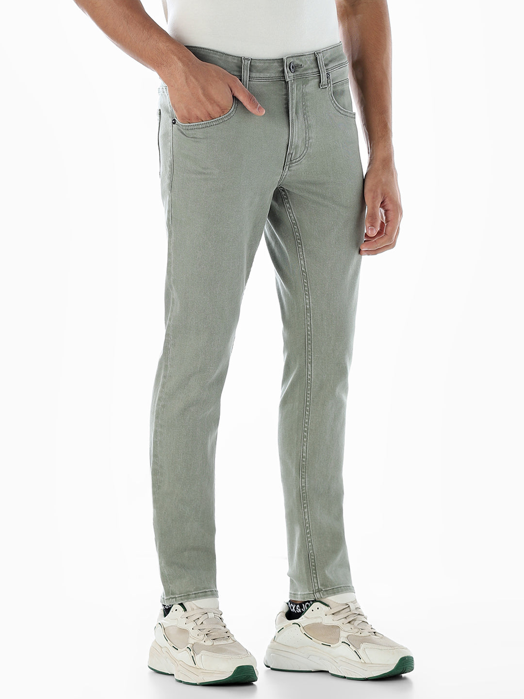 Ben Skinny Fit Jeans - Green