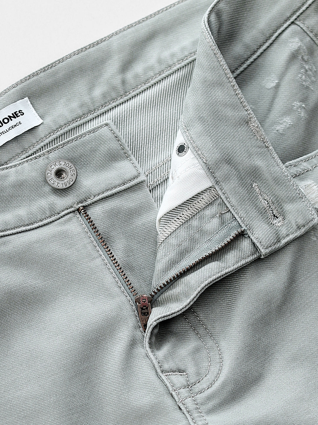 Green Distressed Clark Regular Fit Jeans