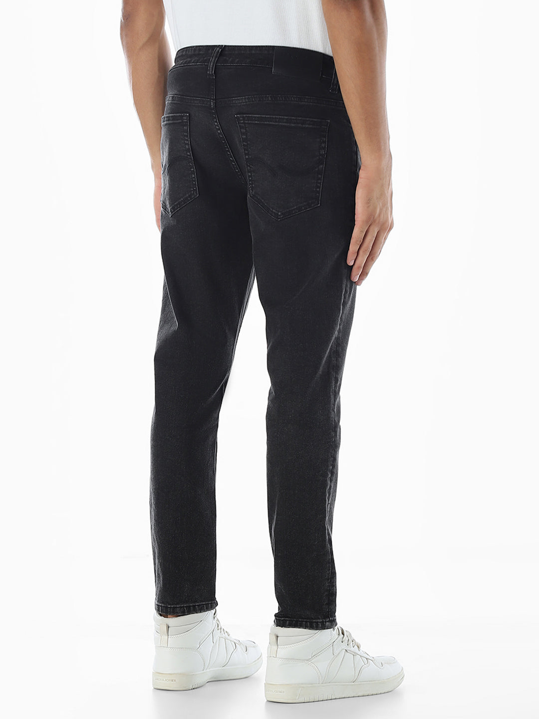 High Rise Cropped Brak Slim Fit Jeans