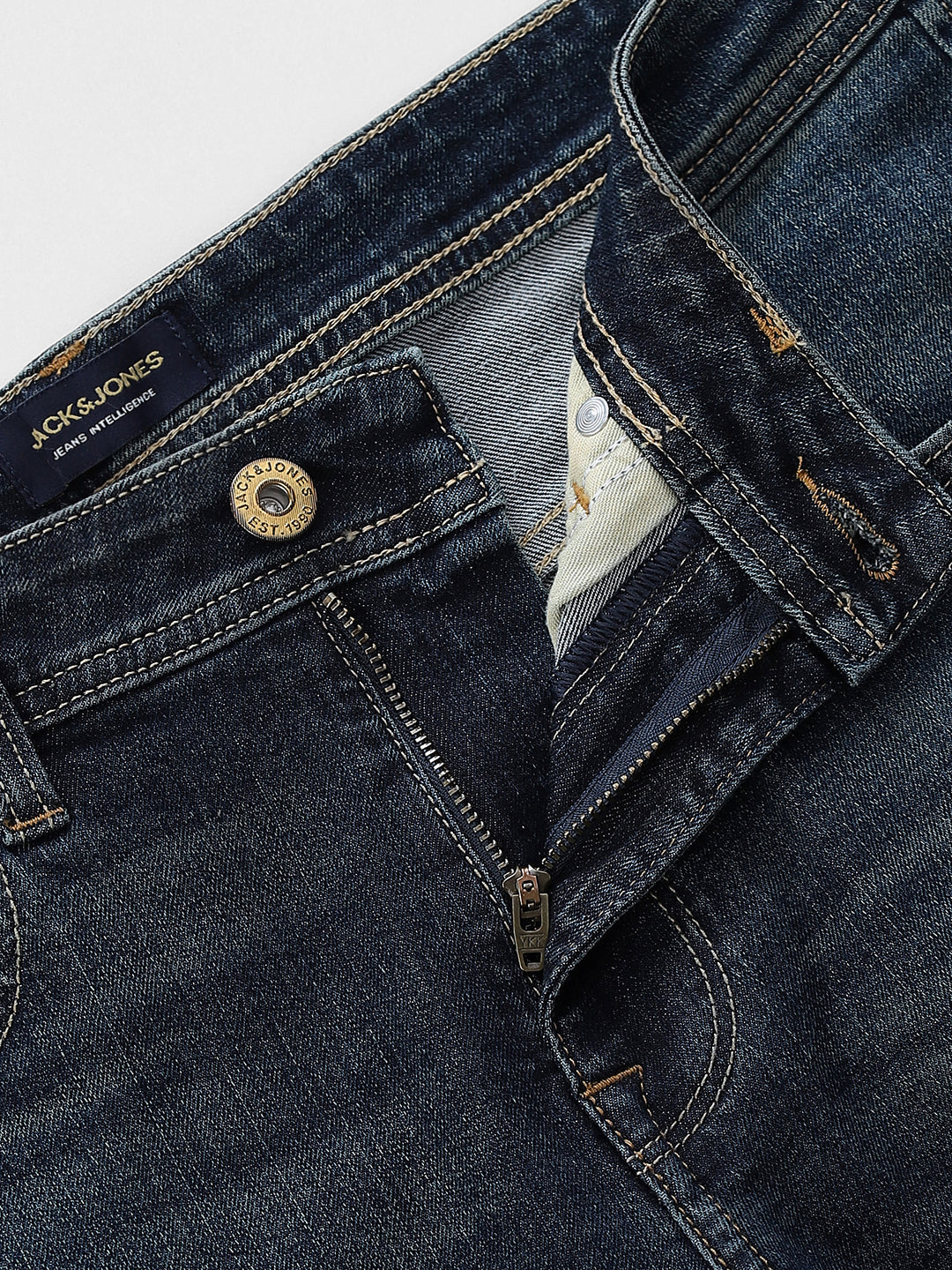 Light Wash Brak Slim Fit Jeans