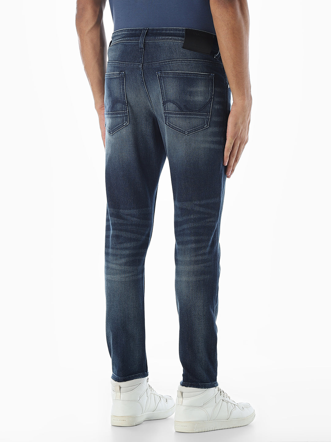 Brak Knitted Slim Fit Jeans - Dark Blue