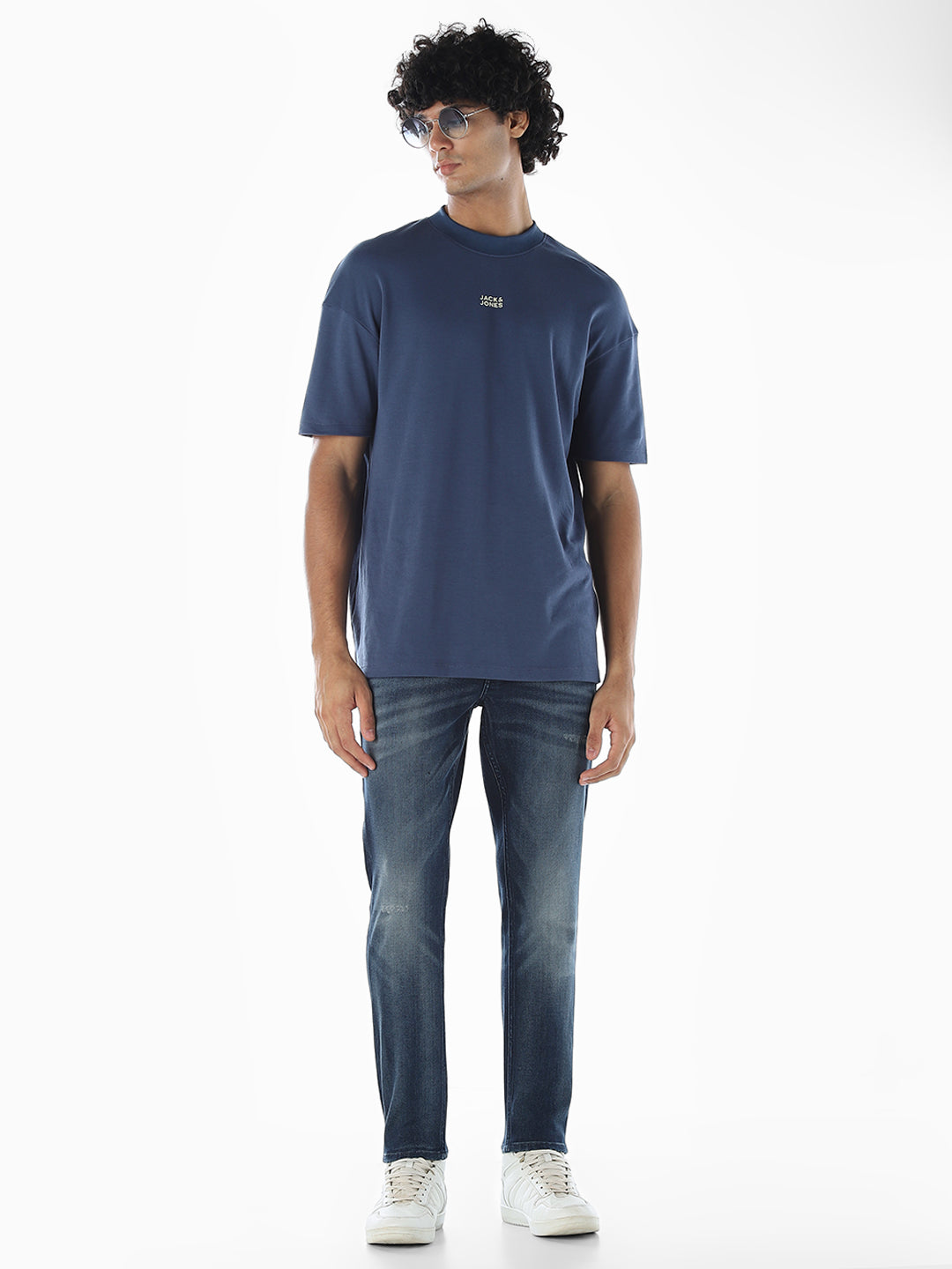 Brak Knitted Slim Fit Jeans - Dark Blue