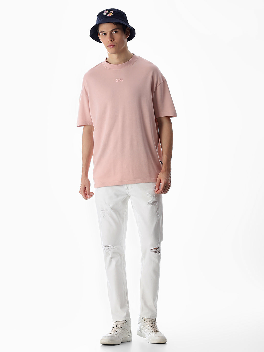 Distressed Cropped Brak Slim Fit Jeans