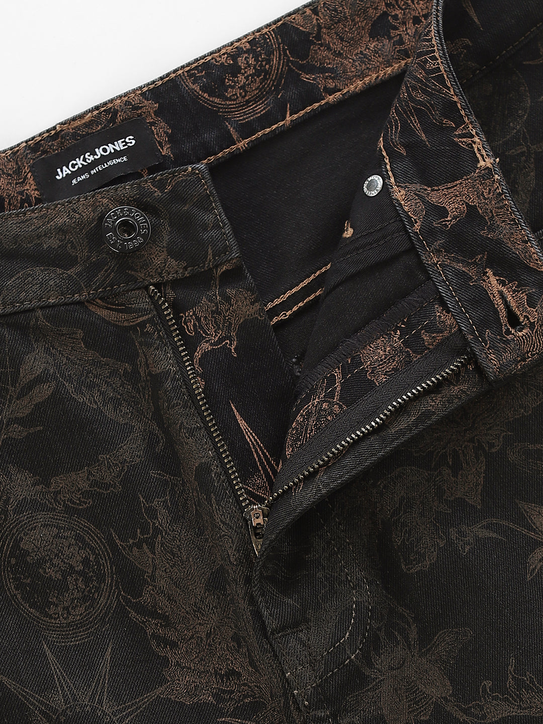 Printed Dario Loose Fit Jeans