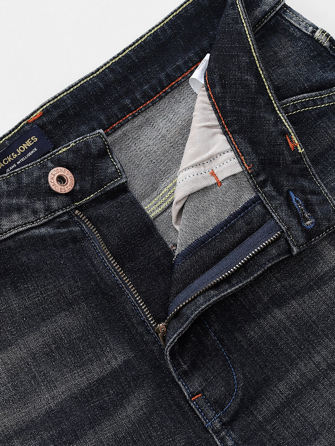 Dark Blue High Rise Dario Loose Fit Jeans