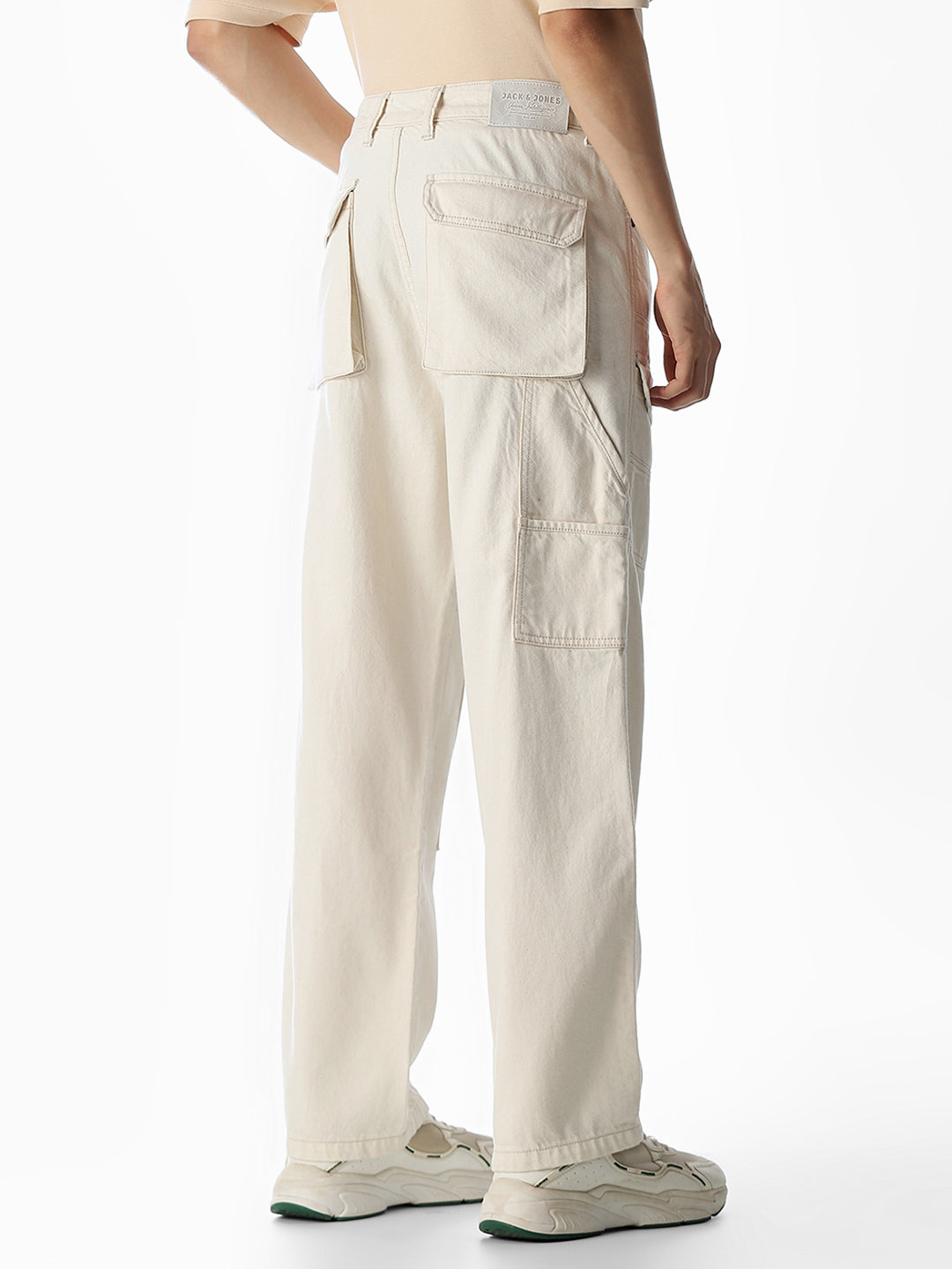 Ecru High Rise Dario loose Fit Jeans