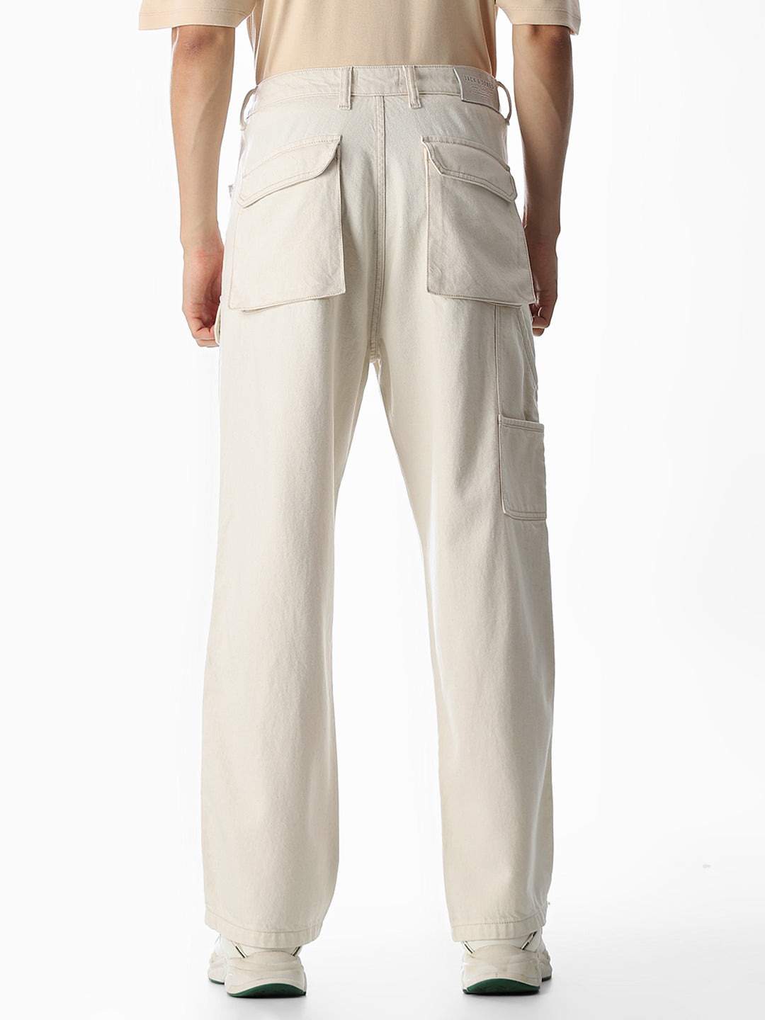 Ecru High Rise Dario loose Fit Jeans